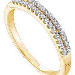 14KT Yellow Gold 0.20CTW DIAMOND FASHION BAND