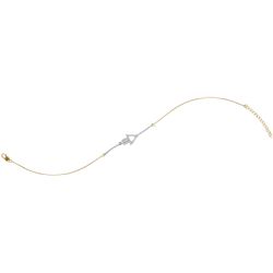 10kt Yellow Gold Womens Round Natural Diamond Hamsa Han