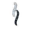 Image 1 : 10KT White Gold 0.22CT DIAMOND MICRO PAVE PENDANT