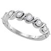 Image 1 : 10KT White Gold 0.33CTW-Diamond FASHION BAND