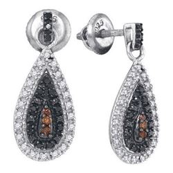 925 Sterling Silver White 0.33CT DIAMOND FASHION EARRIN