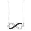 Image 1 : 10KT White Gold 0.10CTW DIAMOND FASHION PENDANT