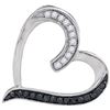 Image 1 : 10KT White Gold 0.20CTW DIAMOND FASHION PENDANT