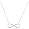 Image 1 : 10KT White Gold 0.05CTW DIAMOND FASHION NECKLACE