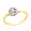 Image 1 : 10K Yellow-gold 0.25CTW DIAMOND FASHION RING