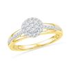 Image 1 : 10K Yellow-gold 0.33CTW DIAMOND FASHION RING