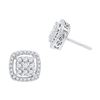 Image 1 : 10KT White Gold 0.50CTW DIAMOND FASHION EARRINGS