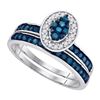 Image 1 : 10KT White Gold 0.50CTW DIAMOND FASHION RING