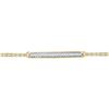 Image 1 : 10K Yellow-gold 0.07CTW DIAMOND FASHION BRACELET