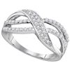 Image 1 : 10KT White Gold 0.35CTW DIAMOND FASHION BAND