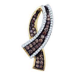 10KT Yellow Gold 0.49CTWCOGNAC DIAMOND LADIES FASHION P