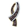 Image 1 : 10KT Yellow Gold 0.49CTWCOGNAC DIAMOND LADIES FASHION P