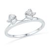Image 1 : 14KT White Gold 0.20CTW DIAMOND ENHANCER
