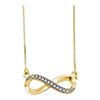 Image 1 : 10KT Yellow Gold 0.06CTW DIAMOND FASHION NECKLACE