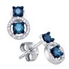 Image 1 : 10KT White Gold 0.53CT DIAMOND FASHION EARRINGS