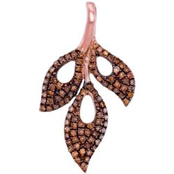 10KT Rose Gold 0.40CTW DIAMOND FASHION PENDANT