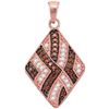 Image 1 : 10KT Rose Gold 0.33CTW DIAMOND FASHION PEDANT