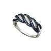 Image 1 : 925 Sterling Silver White 0.49CTW DIAMOND FASHION RING