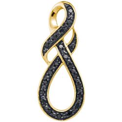 10K Yellow-gold 0.11CTW DIAMOND FASHION PENDANT
