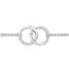 Image 1 : 10KT White Gold 0.10CTW DIAMOND FASHION BRACELET