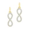 Image 1 : 10K Yellow-gold 0.25CTW DIAMOND FASHION EARRINGS