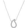 Image 1 : 10KT White Gold 0.10CTW DIAMOND FASHION NECKLACE