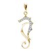 Image 1 : 10K Yellow-gold 0.05CT DIAMOND FASHION PENDANT