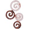 Image 1 : 10KT Rose Gold 0.65CTW RED DIAMOND FASHION PENDANT