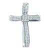 Image 1 : 10KT Yellow Gold 0.25CT DIAMOND CROSS PENDANT
