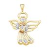 Image 1 : 10KT Yellow Gold 0.10CTW DIAMOND LADIES FASHION PENDANT