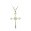 Image 1 : 10K Yellow-gold 0.25CTW DIAMOND FASHION PENDANT