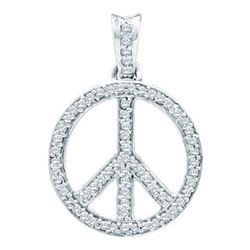 10K Yellow-gold 0.25CTW DIAMOND FASHION PENDANT
