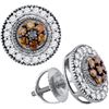 Image 1 : 10KT White Gold 0.62CTW DIAMOND FASHION EARRING