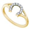Image 1 : 10KT Yellow Gold 0.10CTW DIAMOND FASHION RING