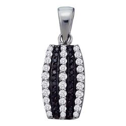 14KT White Gold 0.39CTW DIAMOND LADIES FASHION PENDANT