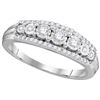 Image 1 : 10KT White Gold 0.25CTW DIAMOND FASHION RING