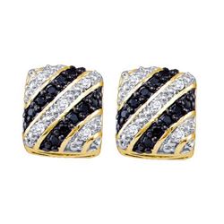 10KT Yellow Gold 0.27CTW DIAMOND FASHION EARRING