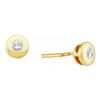 Image 1 : 14KT Yellow Gold 0.10CTW DIAMOND LADIES EARRINGS