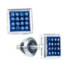 Image 1 : 10KT White Gold 0.10CT BLUE DIAMOND FASHION EARRING