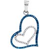Image 1 : 10KT White Gold 0.25CTW DIAMOND FASHION PENDANT