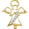 Image 1 : 10KT Yellow Gold 0.06CTW DIAMOND FASHION PENDANT