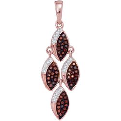 10KT Rose Gold 0.25CTW DIAMOND FASHION PENDANT