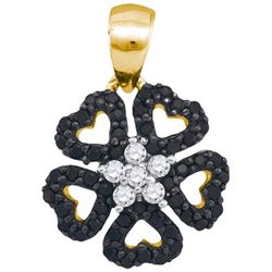 10K Yellow-gold 0.31CTW DIAMOND FASHION PENDANT