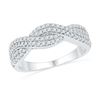 Image 1 : 10KT White Gold 0.50CTW DIAMOND FASHION BAND