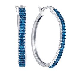 10KT White Gold 0.27CT DIAMOND FASHION EARRINGS