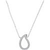 Image 1 : 10KT White Gold 0.10CTW DIAMOND FASHION NECKLACE
