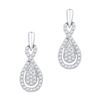 Image 1 : 10KT White Gold 0.33CTW DIAMOND FASHION EARRING