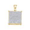 Image 1 : 10KT Yellow Gold 0.30CTW DIAMOND FASHION PENDANT