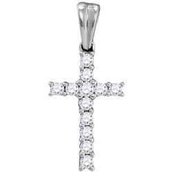 10K Yellow-gold 0.25CTW DIAMOND FASHION PENDANT