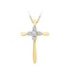 Image 1 : 10K Yellow-gold 0.05CTW DIAMOND FASHION PENDANT